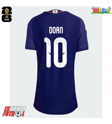 Japón Ritsu Doan #10 Primera Equipación Mujer Mundial 2026 Manga Corta